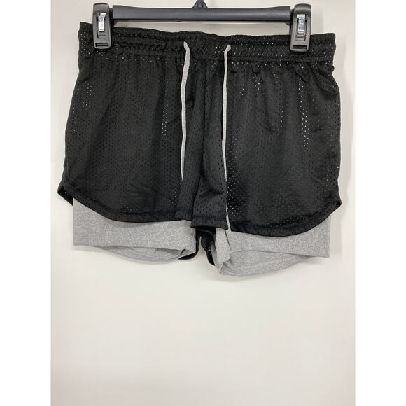 Level Eight Girls Black Gray Athletic Lined Shorts NEW Size XL - Picture 8 of 10